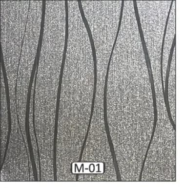 MECATA catalogue design, code M-01, individual material swatch