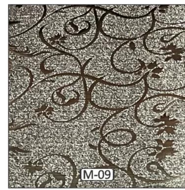 MECATA catalogue design, code M-09, individual material swatch