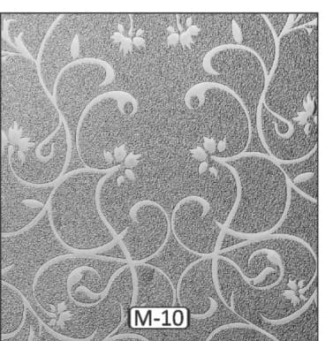 MECATA catalogue design, code M-10, individual material swatch