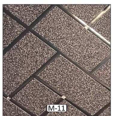 MECATA catalogue design, code M-11, individual material swatch