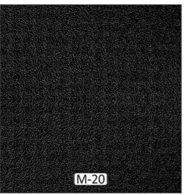 MECATA catalogue design, code M-20, individual material swatch