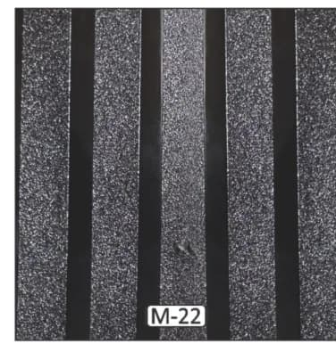 MECATA catalogue design, code M-22, individual material swatch