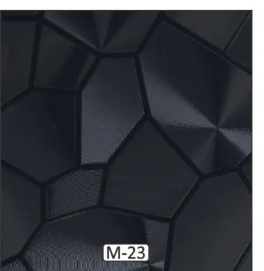 MECATA catalogue design, code M-23, individual material swatch